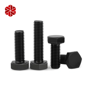 Tùy chỉnh Carbon thép Oxit Đen kẽm mạ DIN 933 <span class=keywords><strong>Hex</strong></span> đầu M10 M10-1 M10-1.25 M12 bu lông và đai ốc - Product Image 2