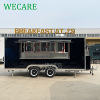 WECARE Remorque de cuisine mobile commerciale pour rue commerçante, barbecue, restauration rapide, entièrement équipée, remorque de cuisine à vendre aux États-Unis