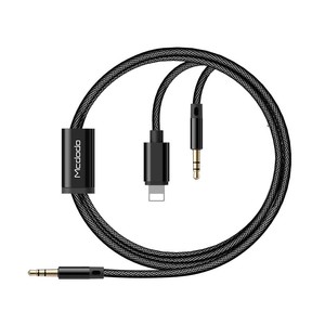 Mcdodo 8pin y 3,5mm 2 en 1 <span class=keywords><strong>Cable</strong></span> de Audio macho a macho/<span class=keywords><strong>Cable</strong></span> <span class=keywords><strong>Auxiliar</strong></span>/Aux <span class=keywords><strong>Cable</strong></span> coche Aux <span class=keywords><strong>Cable</strong></span> <span class=keywords><strong>para</strong></span> <span class=keywords><strong>Iphone</strong></span> - Product Image 1