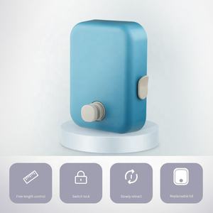 <span class=keywords><strong>Tendedero</strong></span> retráctil para interiores de 4,2 M, montada en la pared con caja de cuerda de acero ABS, diseño de secado de plástico multifuncional, hoteles para el hogar - Product Image 3