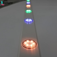 Lumières ponctuelles LED RGBW UCS2903 étanches IP67 de 40 mm, DC24V, lumières de Noël extérieures permanentes pour la décoration de paysages et de maisons