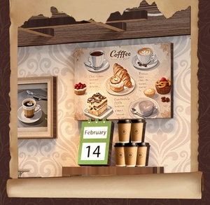 2025 giáo dục tự làm thu nhỏ nhà Kit thân thiện với môi bằng gỗ Câu Đố tự làm thu nhỏ Dollhouse nhà Kit trong cà phê phong cách - Product Image 6