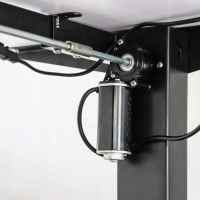 Bureau ergonomique moderne Support de bureau électrique réglable en hauteur Cadre de table à moteur unique Bureau de levage intelligent