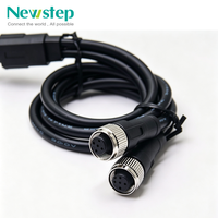 Connecteurs M5 M8 M9 M12 M16 M23 7/8 en cuivre, adaptateur de signal étanche IP67, prise aviation mâle/femelle 4-17 broches, câble de capteur