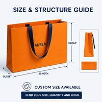Bolsas de Compra de Papel Impresas Personalizadas, Cartón de 1 mm con su Propio Logotipo, Asa Flexiloop, Embalaje de Lujo Reciclable para Minoristas