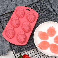 Moule en silicone en forme de citron, antiadhésif, pour gâteaux faits maison, 6 cavités, moule à chocolat DIY pour la cuisine