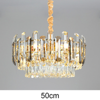 Décoration lustre en cristal lampes suspendues luxe moderne pour la décoration de la maison salon ou mariage