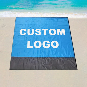 0717 Tapete de Playa Plegable Ligero y Resistente a la Humedad con Logotipo Personalizado de Alta Calidad, Tapete de Camping para Exteriores de Poliéster Impermeable - Product Image 1