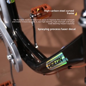 <span class=keywords><strong>Bicicleta</strong></span> <span class=keywords><strong>de</strong></span> Paseo Ligera con Cuadro <span class=keywords><strong>de</strong></span> Acero al Carbono Marca Feige <span class=keywords><strong>para</strong></span> Adultos, Hombres, Mujeres, Estudiantes <span class=keywords><strong>de</strong></span> Primaria y Secundaria, y Oficinistas - Product Image 4