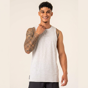 Polyester/Cotton Men's Tank Tops Breathable Summer Fitness Sport <b>Vest</b> Fashion <b>Stringer</b> Sleeveless Bodybuilding Gym Knitted - Product Image 1