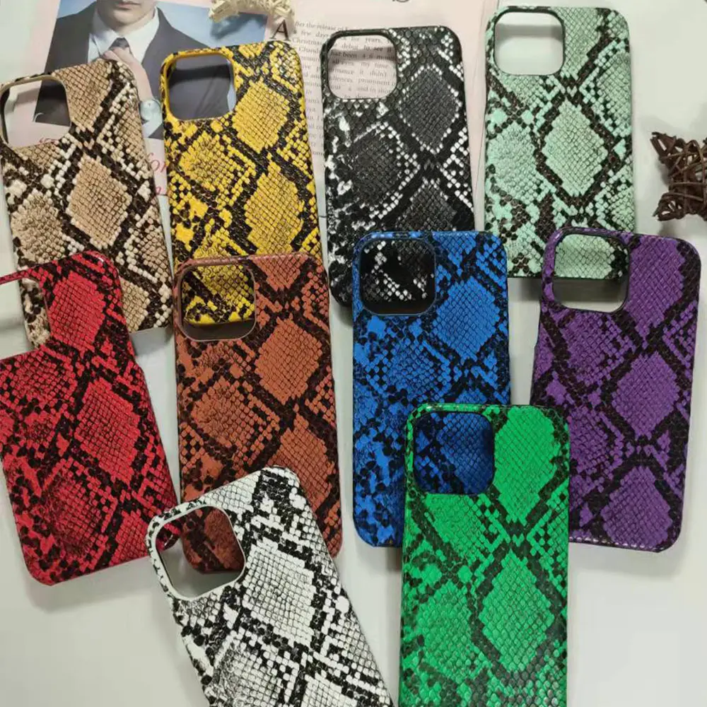 New python skin pattern PC case for iphone 13 12 14 Pro Max XR X XS 7 8 Plus cheap protective cover