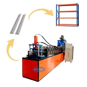 슈퍼마켓 스토리지 랙 랙킹 머신 라이트 듀티 선반 기둥 랙 롤 성형 기계
