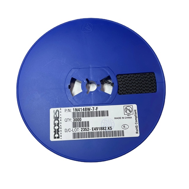 1N4148W-7-F Marking Code T4 DIODE GEN PURP 100V 300MA SOD123 SURFACE MOUNT FAST SWITCHING DIODES