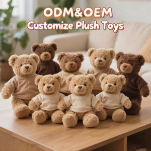 Trung Quốc đồ chơi nhà máy củ<span class=keywords><strong>a</strong></span> tùy chỉnh thiết kế đồ chơi sang trọng nhồi bông gấu sang trọng với logo bán buôn - Product Image 2