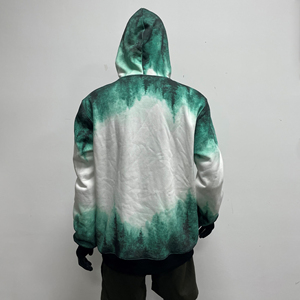 Sweat à capuche pour homme en coton 100% personnalisé, écologique, de luxe, en molleton épais, avec logo brodé, couleur unie, automne - Product Image 6