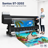 Imprimante éco-solvant 10 pieds à chauffage et nettoyage automatiques I3200 DX5 XP600 pour bannières flexibles et autocollants vinyle – Imprimante grand format CE FCC