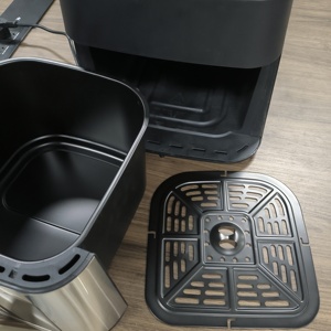 8.6L Grande Capacité Commerciale 1700W Vitesse Du Vent Chaude 360 ° Circulation Sans Huile Restaurant Bubble Tea Shop <span class=keywords><strong>Friteuse</strong></span> À <span class=keywords><strong>Air</strong></span> Spéciale - Product Image 5