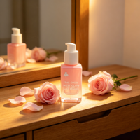 Flacon pompe vide en verre pour fond de teint, portable et rechargeable, idéal pour les boutiques de cosmétiques en ligne - Vente chaude