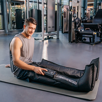 Bottes de pressothérapie Beoka pour la récupération sportive, bottes de compression sans fil à 5 chambres, masseur de jambes à compression d'air