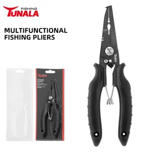 7-inch Fishing Pliers Scissor Multitool Hook Remover Line Cutter Split Ring Remover Tool Lures Fishing Tools and Equipment