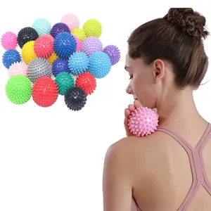 Đầy Màu sắc PVC Spiky massage bóng cho cơ thể mô sâu trở lại massage chân Massager đau căng thẳng cứu trợ cơ bắp đau nhức cứu trợ