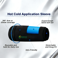 Attelle de Genou Flexible en Hydrogel pour Thérapie Chaud/Froid, Réutilisable, Gel Refroidissant et Chauffant, Dispositif Médical de Classe I, Rééducation de l'Arthrite
