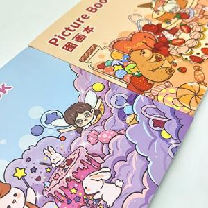 Carnet de croquis épaissi pour enfants, papier à dessin vierge pour étudiants, livre d'art à peindre à la main, livre d'images - Product Image 4