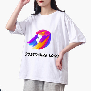 Abbigliamento personalizzato oversize ragazzo <span class=keywords><strong>mezza</strong></span> <span class=keywords><strong>manica</strong></span> t-Shirt coreana t-Shirt da <span class=keywords><strong>donna</strong></span> - Product Image 4