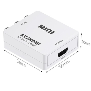 Nouvel adaptateur RCA vers HDTV pour HDMI Composite 1080P 3 RCA CVBS, mini convertisseur audio-vidéo HDTV vers AV, petite boîte Mini Hdmi2av <span class=keywords><strong>Av2hdmi</strong></span> - Product Image 3
