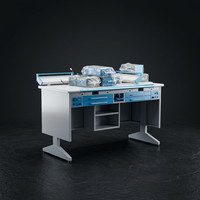 Estación de Trabajo Dental X-TYPE1 Modular y Desmontable con Certificación CE ISO para Técnico de Laboratorio Dental Individual