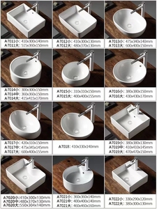 Ventas calientes Encimeras de cocina Fregadero Moldeado Hormigón Fregadero Molde Diseños múltiples Moldes para cuencos de fregadero - Product Image 3
