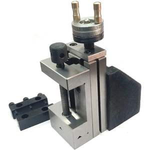 Mini porte-outils vertical avec étau en acier de 2 pouces (50 mm) Fraisage instantané pour petits tours de table - Product Image 3