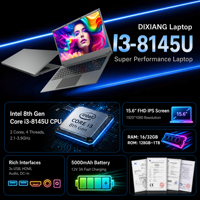 Ordinateur portable de bureau OEM ODM 15,6 pouces Intel Core i3 8145U GPU UHD 620 Webcam 1MP Interfaces Riches pour l'approvisionnement de projets commerciaux