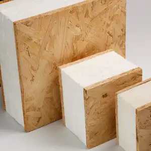 Panel de sándwich OSB SIP decorativo, paneles aislados de estructuras para casa prefabricada