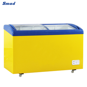 Congelador Comercial con Puerta de Vidrio para Exhibición de Helados/ Congelador Horizontal con Certificación CE - Product Image 4