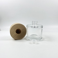 Huile essentielle aromatique 50 ml Bouteille en verre transparente Diffuseur de parfum d'intérieur Bouteilles aromatiques Bouteille de parfum d'aromathérapie