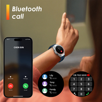 Montre connectée HDSmartwatch de la marque SMA pour hommes et femmes, compatible Android et iOS, suivi d'activité, étanche 3ATM, moniteur de santé, montre intelligente AI