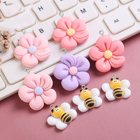 Colgantes de resina de abeja para fabricación de joyas, joyería hecha a mano, pulseras, pendientes, collar, accesorios, venta al por mayor