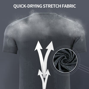 Magliette da Palestra per <span class=keywords><strong>Uomo</strong></span>, Asciugatura Rapida, Aderenti, T-Shirt per Fitness, Jogging, <span class=keywords><strong>Tennis</strong></span>, Pickleball, Corsa e Sport - Product Image 6