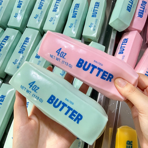 Jouet sensoriel anti-stress fait main en forme de bâton de beurre croustillant, friable et compressible, avec son de craquement de os, pour garçons de 14 ans et plus - Product Image 3