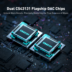 Fosi音频DS2 32位/384千赫支持3.5毫米和4.4毫米双输出迷你音频USB数模转换器耳机放大器 - Product Image 4