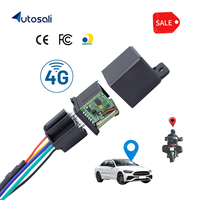 Traqueur de véhicule GPS Autosali GT09 4G avec relais arrêt du moteur à distance via SMS et plate-forme IOT sans commande GPRS