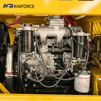 Grue araignée professionnelle 3T 3 tonnes, mini-grue sur chenilles autopropulsée avec flèche télescopique télécommandée, prix usine
