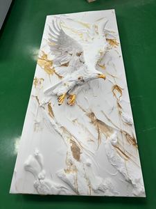 <span class=keywords><strong>Panneau</strong></span> mural UV en marbre De Pvc <span class=keywords><strong>Panneau</strong></span> mural SPC en plastique étanche Marmol pour les murs intérieurs d'hôtels et d'appartements - Product Image 2