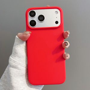 Coques de téléphone en silicone TPU mat pour iPhone 16 Pro Max 17 Air, coque de couleur unie pour iPhone 17 Pro Max, accessoires - Product Image 1