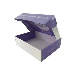 Boîte à bijoux blanche en carton ondulé, emballage pliable pour vêtements de sport anti-UV, grand format, écologique, pour cadeaux et envois postaux - Product Image 2