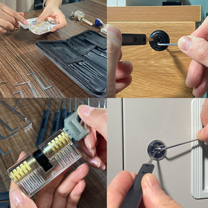 Chất lượng cao Reclosable khóa Pick Key bền và không thấm nước với da trong suốt túi công cụ cho ổ khóa - Product Image 6