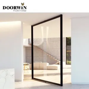 Doorwin Aluminum Frame Glass Pivot Door For Houses Modern Commercial Pivot Entrance Door