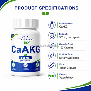 Capsules de Calcium Alpha-Cétoglutarate (CaAKG) Marque Blanche – <span class=keywords><strong>120</strong></span> Comprimés – Vente en Gros – Fournisseur d'Usine – Conditionnement en Bouteille - Product Image 5