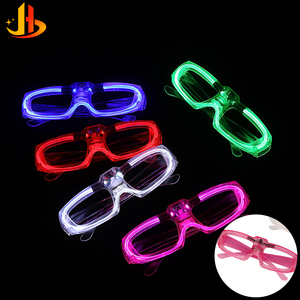 Hình dạng vuông ánh sáng lạnh <span class=keywords><strong>Led</strong></span> nhựa khung Glow Đảng kính mới lạ Light Up Eyewear tổ chức sự kiện nguồn cung cấp - Product Image 2